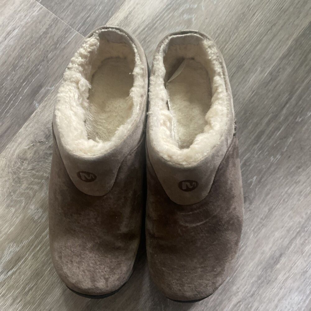 Merrell Bella Women’s Faux Fur Select Grip Form2 Brown Suede Cozy & Warm Size 6 - Picture 3 of 10